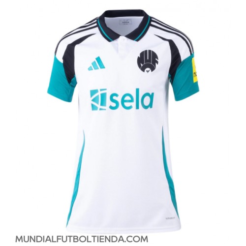 Camiseta Newcastle United Tercera Equipación Replica 2024-25 para mujer mangas cortas